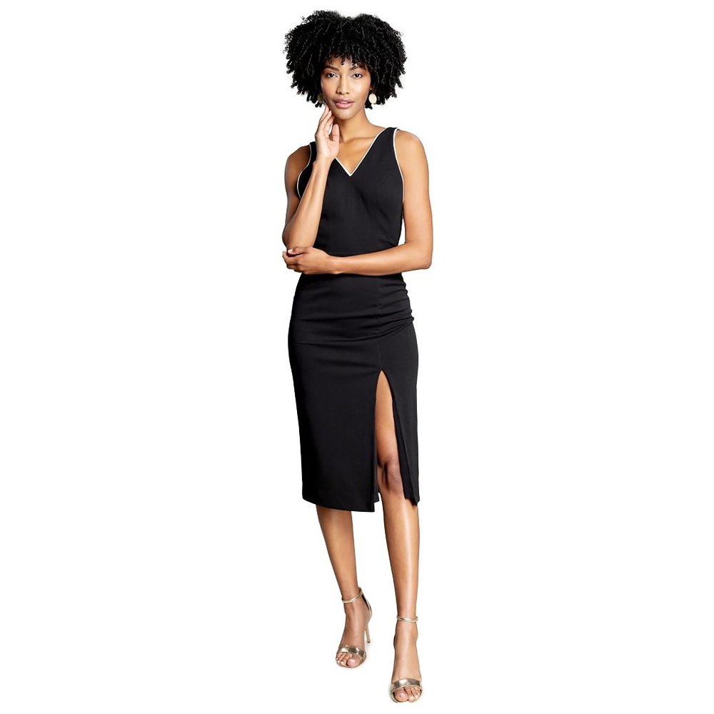 NWT Dress the Population Gianna Black Dress Size XXS MSRP $188 Revolve